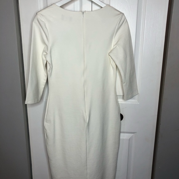 🔥IG fave Hot Miami Styles Ivory BODYCON MIDIDRESS - Picture 6 of 8